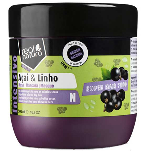 Real Natura Mascara Açaí e Linho 500ml