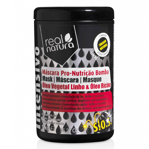 Real Natura Máscara Pro-Nutrição Bomba - 1kg