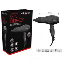 Secador Viagem Mini Dreox Preto 1000W