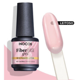 Inocos Fiber Base Gel Rosa Panacota Leitoso 15ML