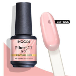 Inocos Fiber Base Gel Rosa Pessego Leitoso