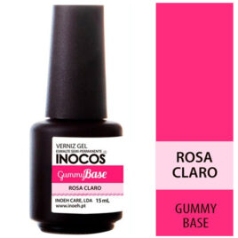 Verniz Gel Inocos Gummy Base Rosa Claro - 15ml