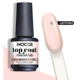 Verniz Gel Inocos Top Coat Baunilha Natural
