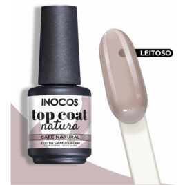 Verniz Gel Inocos Top Coat Café Natural