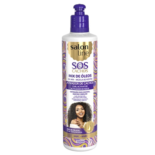 SOS Cachos Mix Óleos Nutritivos Activador de Cachos 300ml