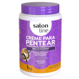 Salon Line Creme Para Pentear Brilho Intenso 1kg