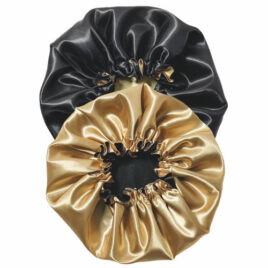 Touca Cetim Anti-Frizz Rickiparodi Preta