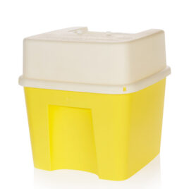 Contentor de Lâminas e Agulhas Usadas - 19x19cm