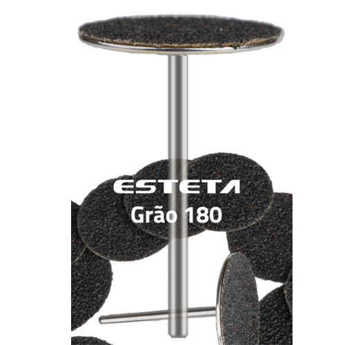 Esteta KIT Lixa Pés para Micromotor Grão #180 - Base 25mm