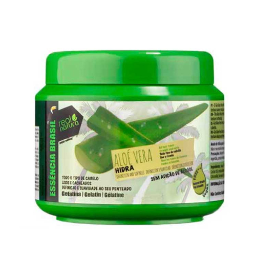 Real Natura Gelatina Capilar Aloé Vera Hidra 200ml