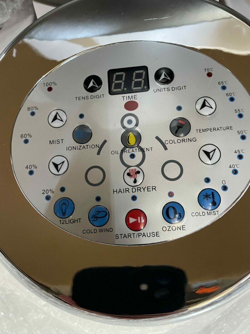 Vaporizador Cromoterapia Expert Capilar com Ozono-700W-Prata - Image 2