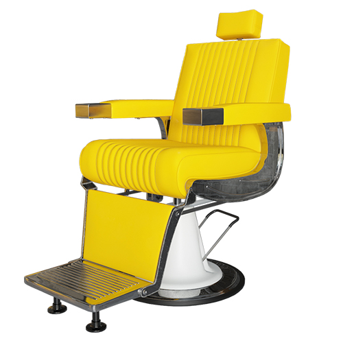 Cadeira de Barbeiro Jack Amarelo