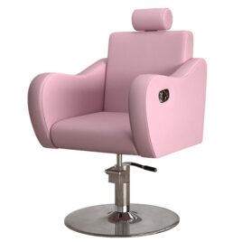 Cadeira Cabeleireiro Neo Beauty Gala Rosa