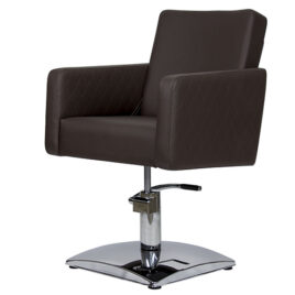 Cadeira de Cabeleireiro Neo Beauty Iris Marron Chocolate Rombos