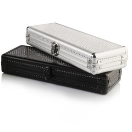 Estojo Caixa Porta Pinceis Make Up Preta