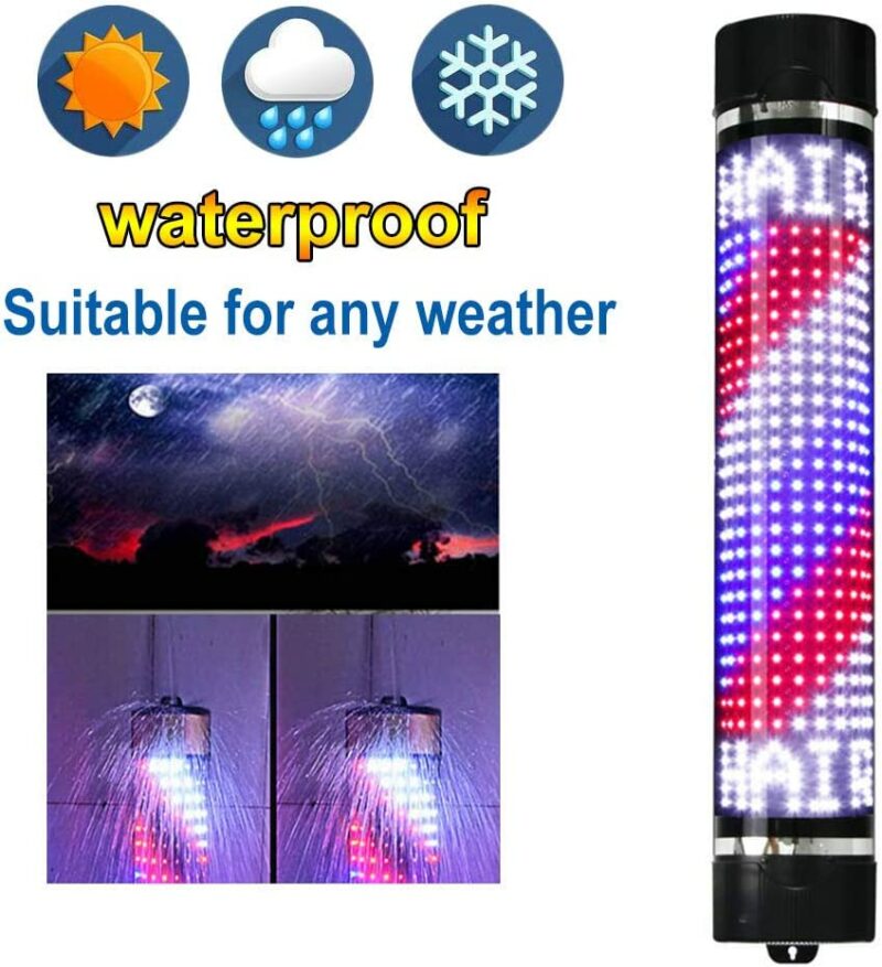 Polo Barbeiro LED Prova de Água 90cm - Image 2