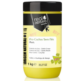 Real Natura Máscara Pro Cachos Sem sal 1Kg