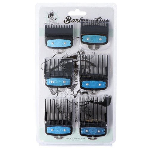 Pack de 6 Pentes Magnéticos Máquinas Barber Line