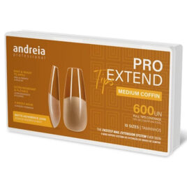 Andreia Unhas Medium Coffin Pro Extend Tips Extensões