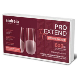 Andreia Unhas Medium Square Extend Tips Extensões