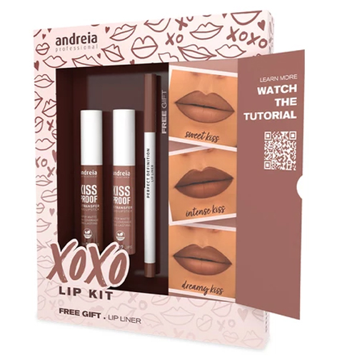 Andreia Coffret Makeup Xoxo Kit De Lábios