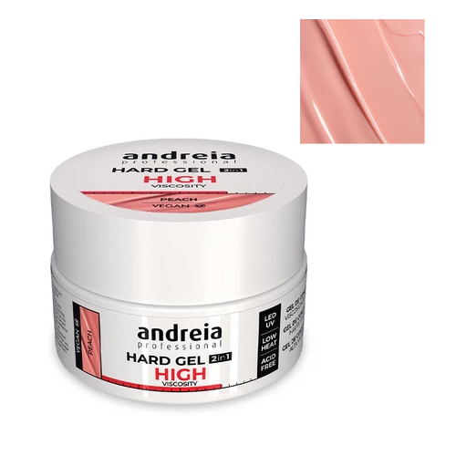 Andreia Hard Gel 2In1 Gel Construção Alta Viscosidade Peach 22g