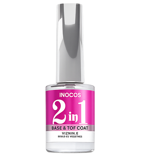 Verniz Base e Top Coat INOCOS 2 em 1-11ml