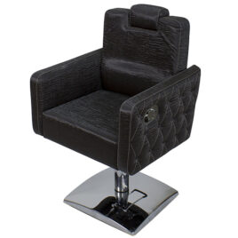 Neobeauty Versa Plus Cadeira Cabeleireiro castanho Escuro