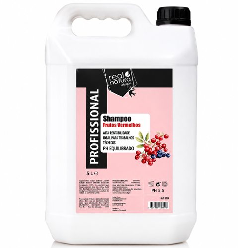 Real Natura Shampo Frutos Vermelhos 5000ml