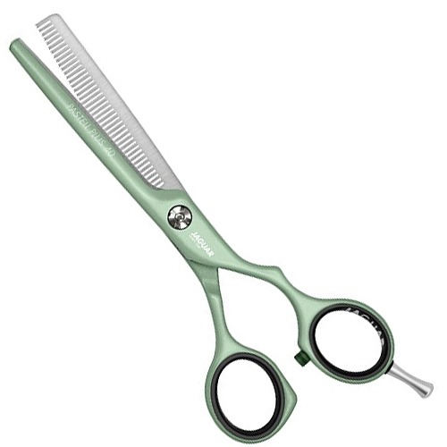 Tesoura Jaguar Desbaste Matcha Left Pastell Plus 5.25
