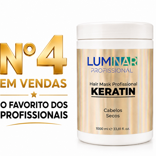 Luminar Máscara Keratina Cabelos Secos 1000ml