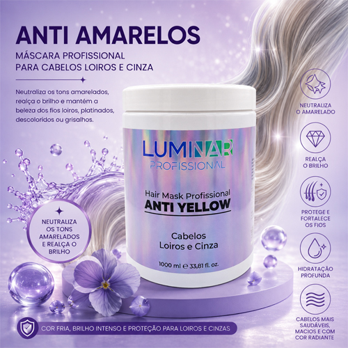 Luminar Máscara Silver Anti Amarelos 1000ml