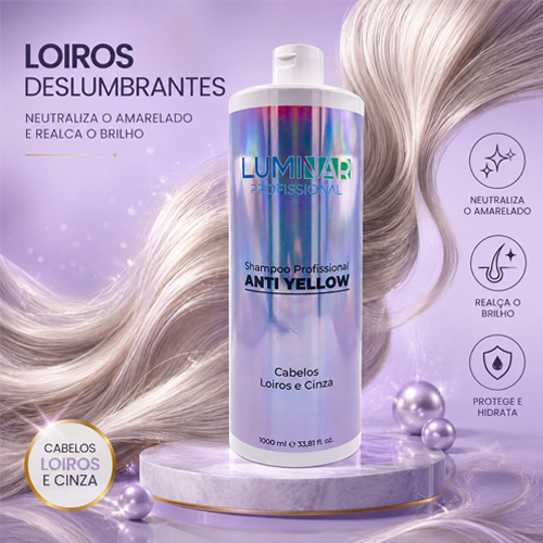 Luminar Shampoo Silver Anti Amarelos 1000ml