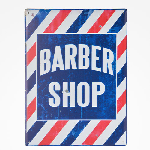 Bifull Chapa Metal Vintage Barber Shop N04-ZZACC44191
