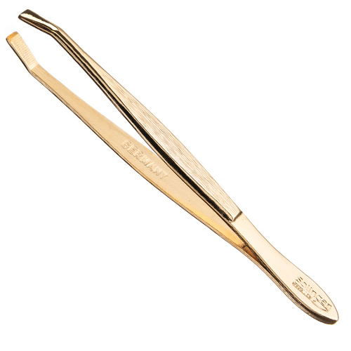Pinça Para Depilar Dourada 01080