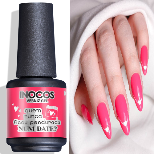 Verniz Gel INOCOS Quem Nunca Ficou Pendurada Num Date 15ml