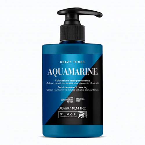 Black Crazy Toner Acquamarine 300ml