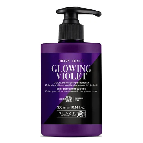 Black Crazy Toner Glowing Violet 300ml