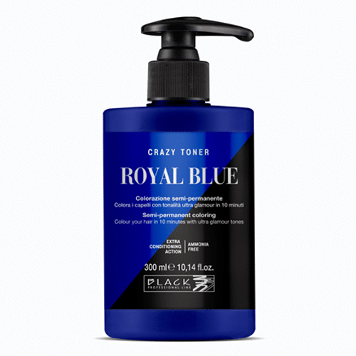 Black Crazy Toner Royal Blue 300ml