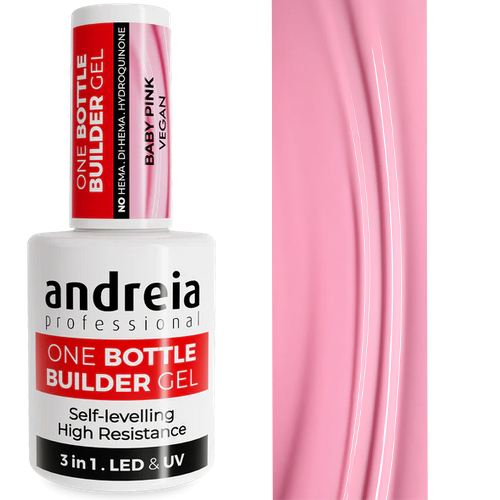 Andreia One Bottle Builder Gel 3 in 1 Baby Pink-14ml