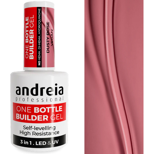 Andreia One Bottle Builder Gel 3 in 1 Dusty Rose 14ml