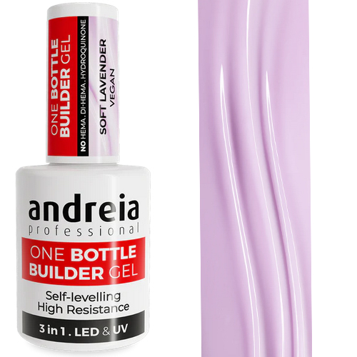 Andreia One Bottle Builder Gel 3 in 1 Soft Lavender 14ml