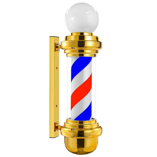 Polo Barbeiro Rotativo Gold 87cm