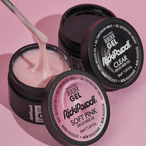 Gel Construção UV RickiParodi Clear Transparente 50 ml