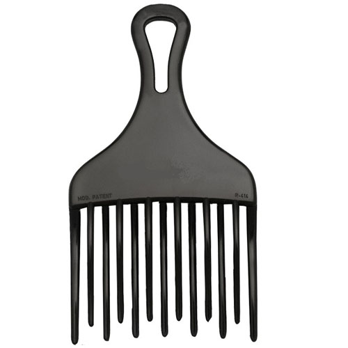 Pente Afro Cabelo 00414 Eurostil Preto