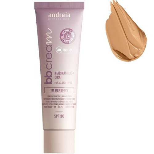 Andreia Bb Cream 30 Medium SPF30 Hidratação E Proteção Solar