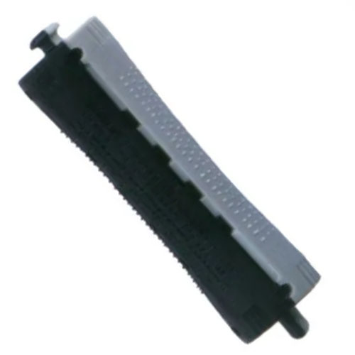 Bigoudi Cabelo Cinza e Preto Estreito 12 Unidades