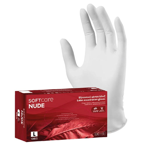 Soft Care Luvas Latex Sem Pó 100 uni-Tamanho L