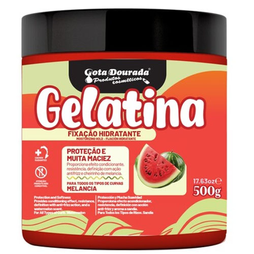 Gota Dourada Gelatina Capilar Melancia 500 gr