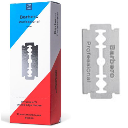 Laminas BARBERO Premium Stainless 100 Unidades